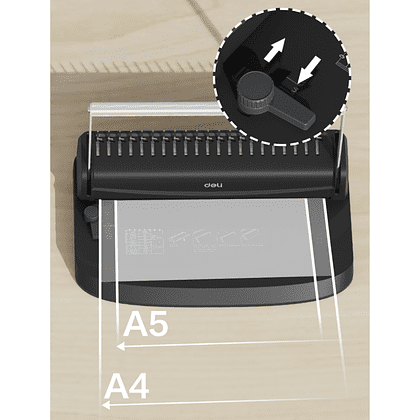 Перфобиндер Deli Plastic Binder T311  - 6