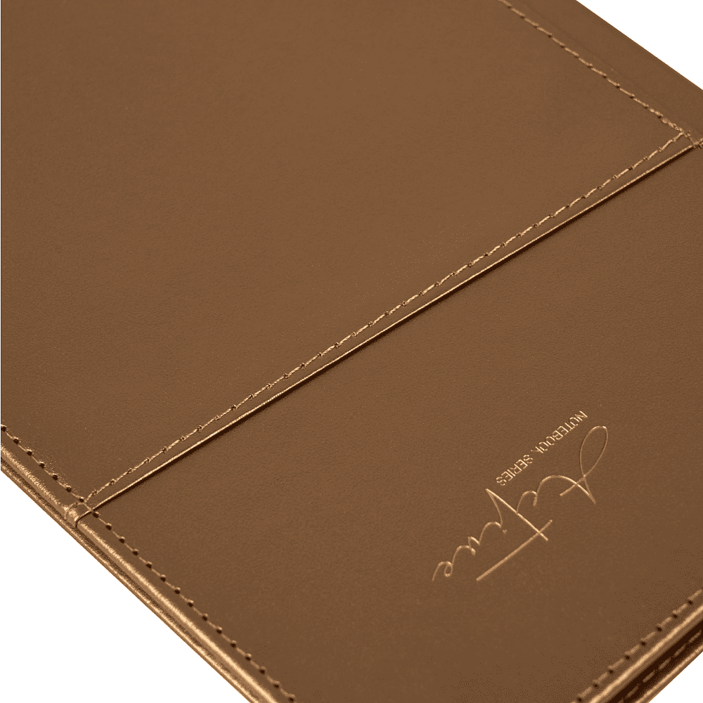 Блокнот "3223-10", А5, 80 листов, линейка, темно-коричневый, -50% - 3