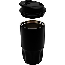 Стакан термический "Groove", металл, 450 мл, черный