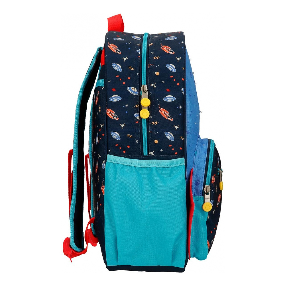 Рюкзак школьный Enso "Outer space" L, синий, черный - 3