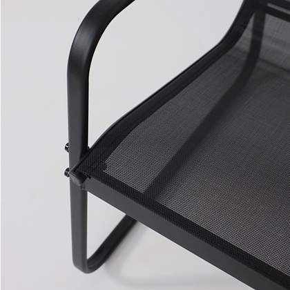 Комплект мебели садовой AksHome VERANDA (кресло 2 шт, диван 1 шт, стол 1 шт), черный - 25