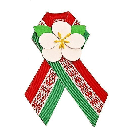 Бутоньерка с булавкой "Цветы Великой Победы", РБ