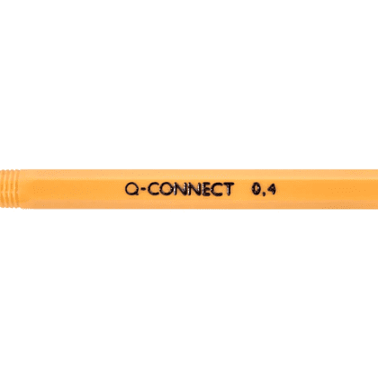 Ручка шариковая "Q-Connect", 0.4 мм, желтый, стерж. красный - 5