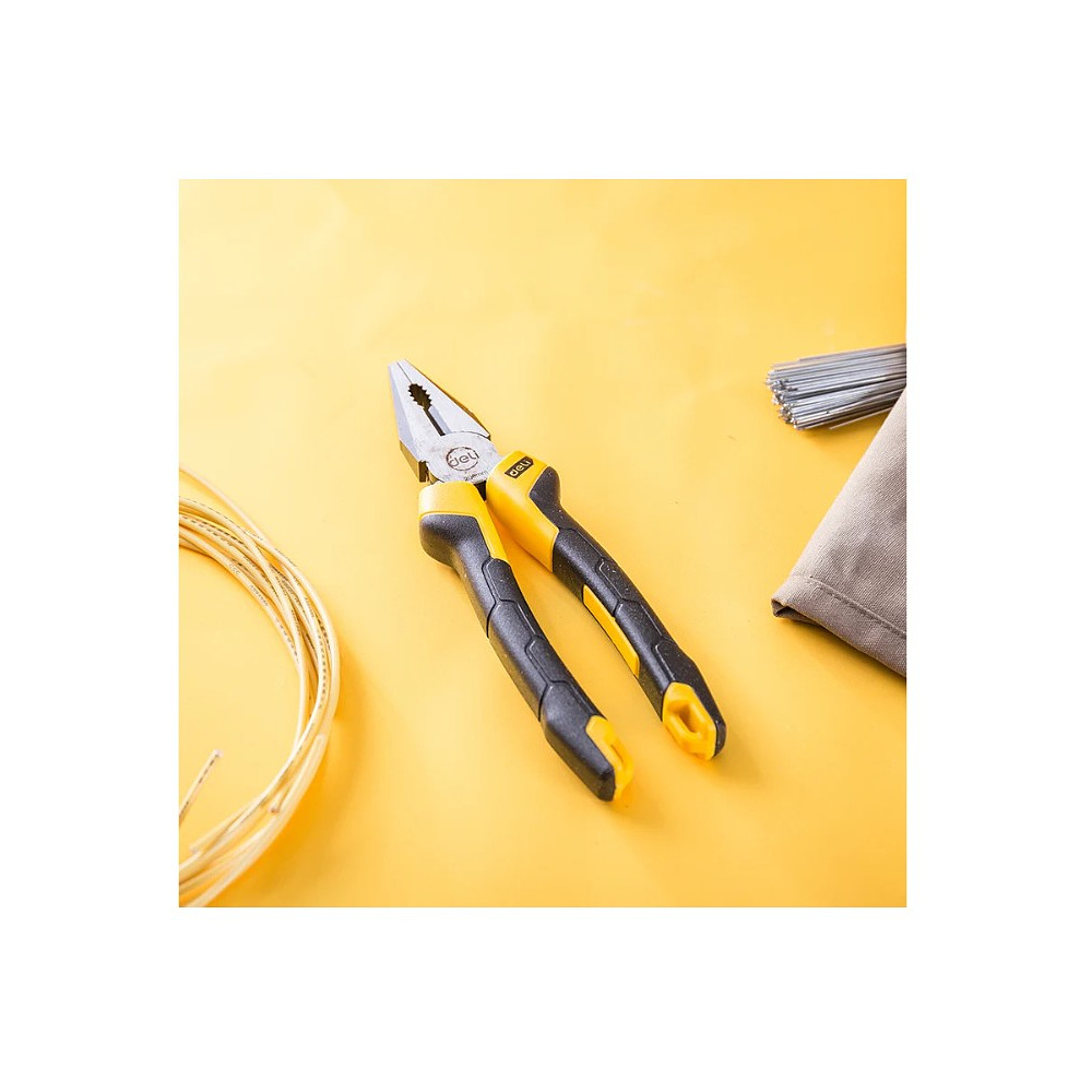 Плоскогубцы Deli YS EDL2008Z, 200 мм., желтый, черный - 2