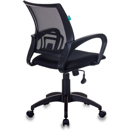 Кресло для персонала Бюрократ "CH-695N/BLACK", ткань, пластик, черный  - 6