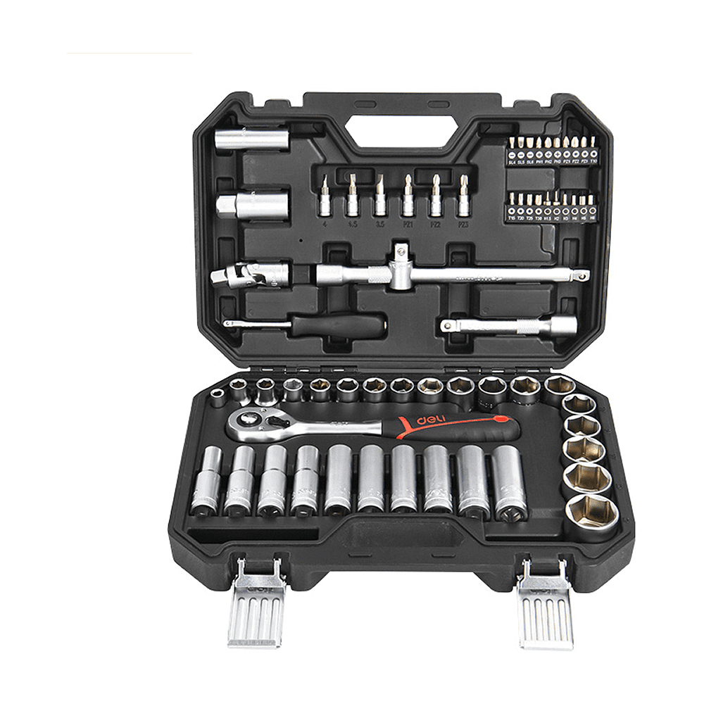 Набор инструмента 1/2" Deli RS EDQ43062, 62 шт.