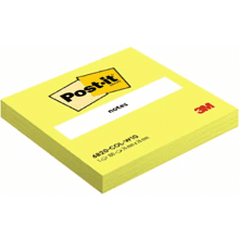 Бумага для заметок "Post-it", 76х76 мм, 100 листов, ассорти