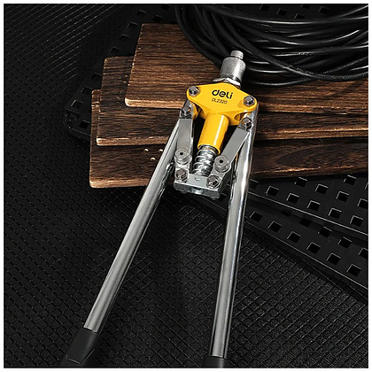 Заклепочник двуручный Deli YS EDL2320, 420 см, 2.4-4.8 мм - 2