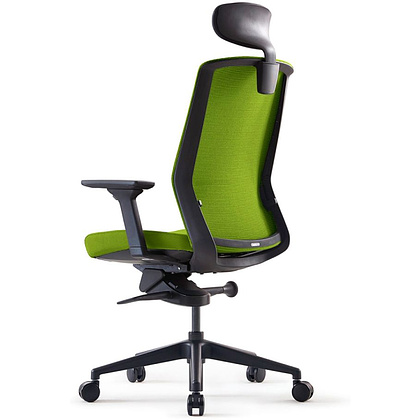 Кресло для руководителя Bestuhl "J1", сетка, ткань, пластик, зеленый  - 4