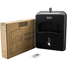 Диспенсер BXG-CD-8019В для бумажных покрытий на унитаз, черный