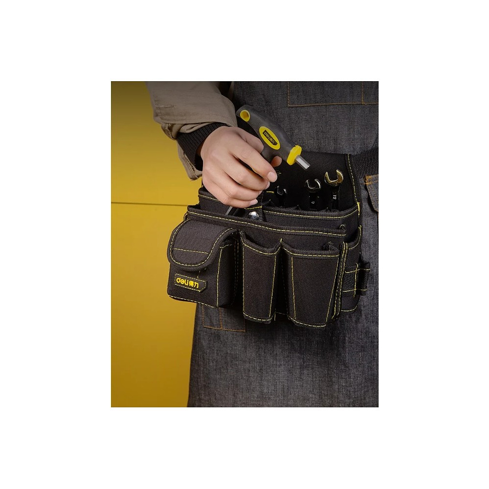 Сумка для инструментов поясная Deli YS EDL-P5, черный - 4