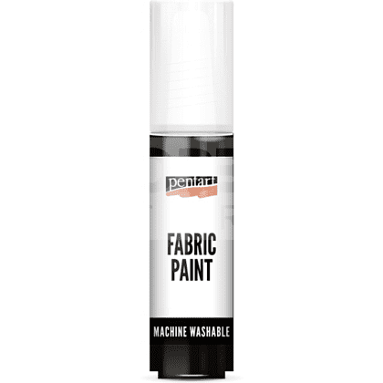 Краски для текстиля "Pentart Fabric paint", черный, банка