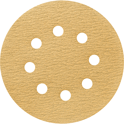 Круг шлифовальный абразивный Krugo Master, 8 отверстий, d125, p.1000