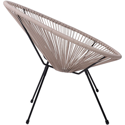 Кресло садовое AksHome RIMINI, искусственный ротанг, коричневый - 7