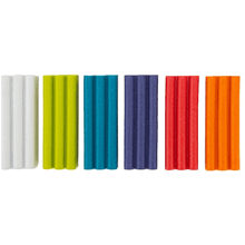 Пластика для моделирования "Я-Художник!", 6 шт., с блестками