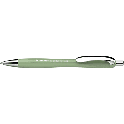 Ручка шариковая автоматическая "Slider Rave", зеленый, стерж. синий - 2