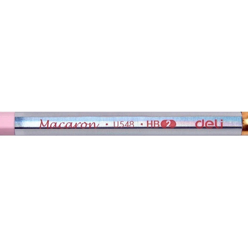 Карандаш простой "Macaron", HB, с ластиком, ассорти - 8