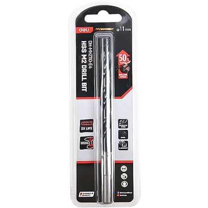 Сверло по металлу Deli RS EDH-MHZ110-E4, 11.0 мм, DIN 338, HSS-TiN - 4