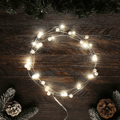 Гирлянда электрическая LED "Нить. Жемчужина", 2 м, тепло-белый - 5