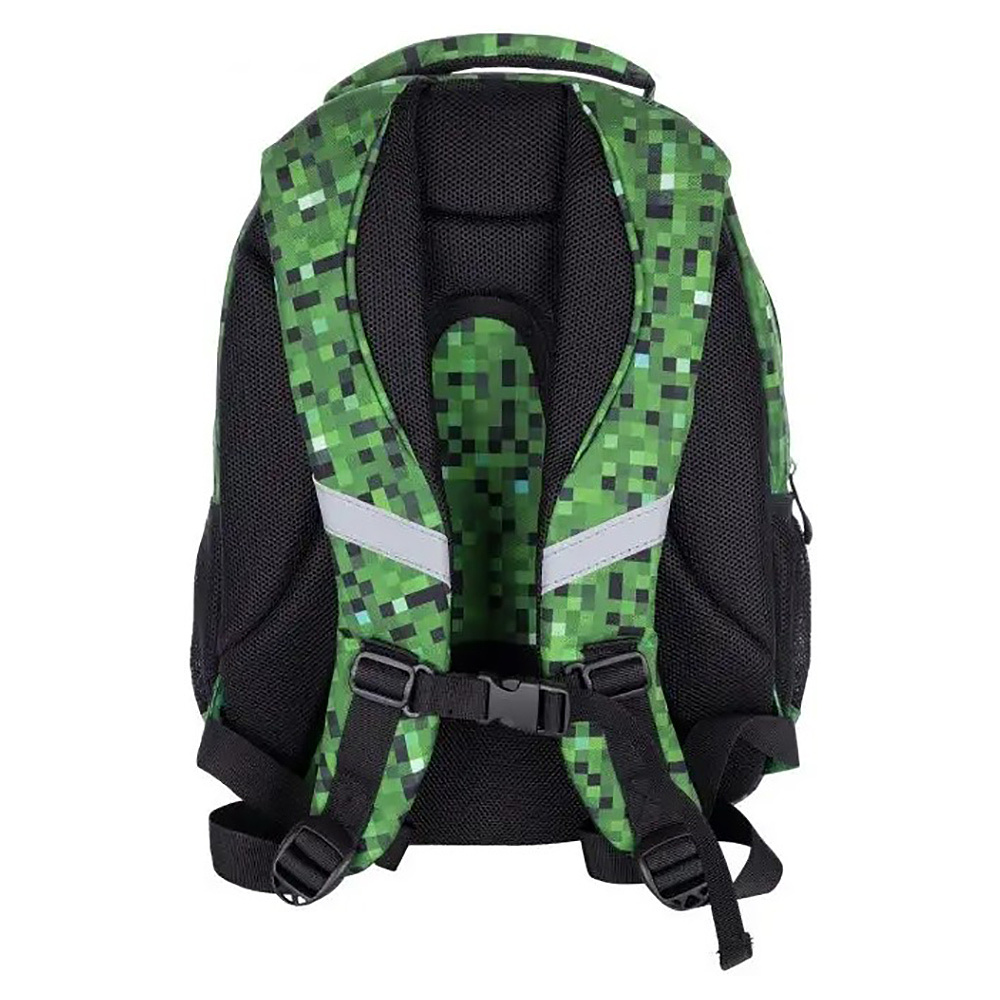 Рюкзак молодежный "Pixel one", зелёный - 5
