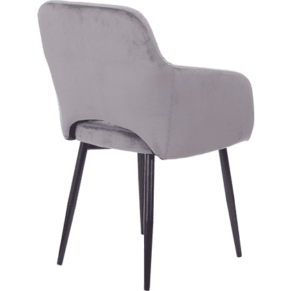 Кресло "Бюрократ CH-380F", ткань, серая жемчужина, каркас металл, корпус черный - 4