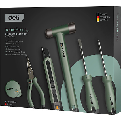 Набор ручного инструмента Deli HS HT0006L, 6 предметов, бокс - 3