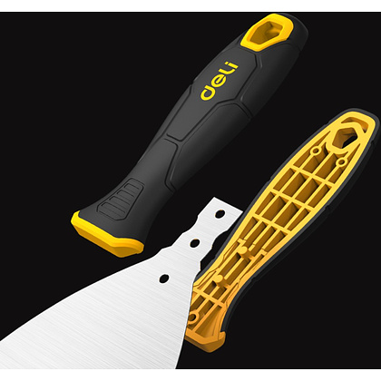 Шпатель нержавеющий 150 мм Deli YS EDL-HD6, 2-х компонентная ручка - 3