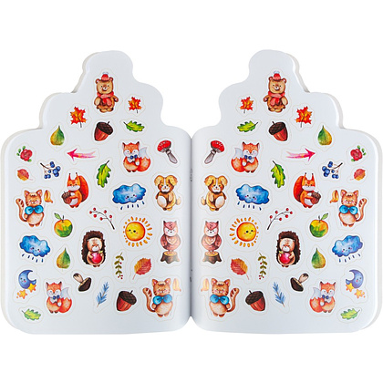 Альбом для рисования "Цветик. Мишка" с наклейками, 276х195 мм, 32 листа - 5