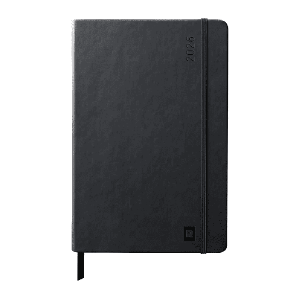 Еженедельник датированный "Rhodia", 80 листов, черный, 2026