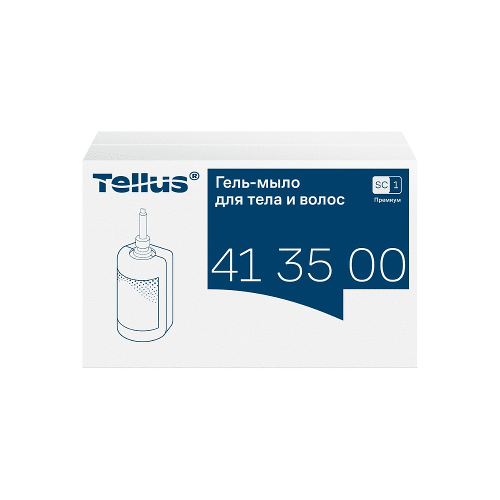 Мыло-гель Tellus Премиум для тела и волос 1 л, SC1 - 3