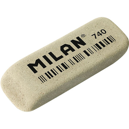 Ластик Milan "740", 1 шт, серый