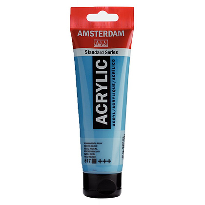 Краски акриловые "Amsterdam", 517 королевский синий, 120 мл, туба