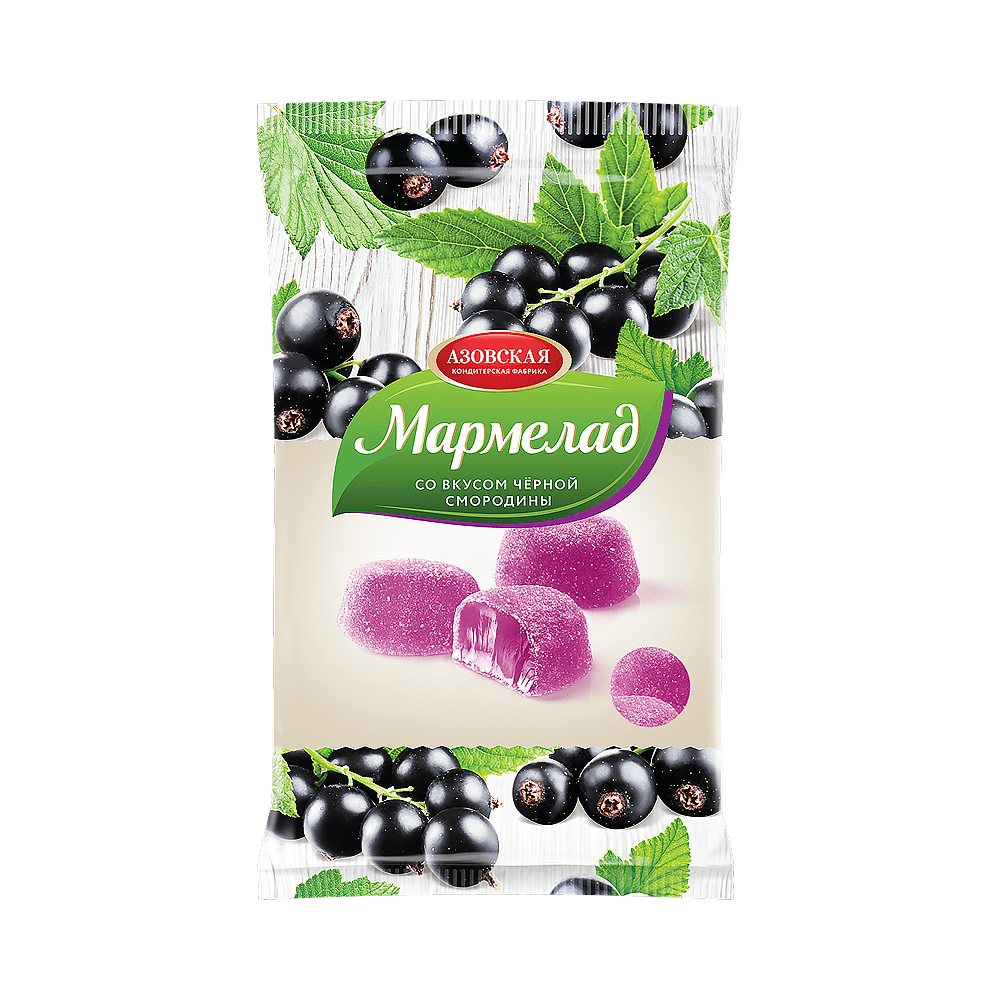 Мармелад желейный "Черная смородина", 300 г