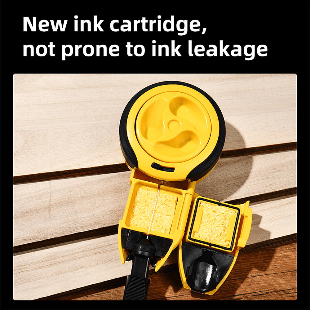 Шнур каменщика Deli YS EDL23, 15 м, желтый, черный - 3