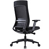Кресло компьютерное SitZone E-VL002B, сетка, ткань, пластик, черный - 4