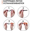 Картридж для перьевой ручки "Малевичъ", набор 15 шт, черный - 10