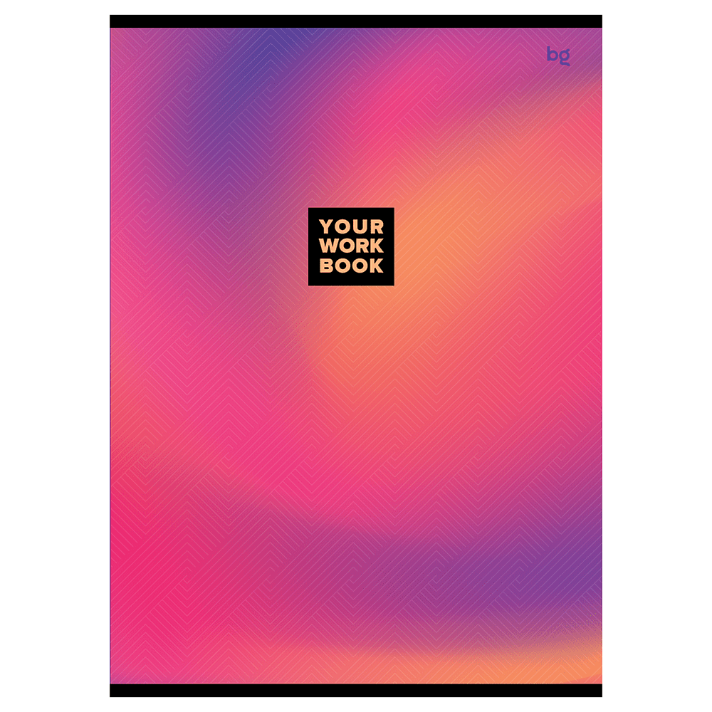 Тетрадь "Monocolor. Gradient", А4, 48 листов, клетка, скоба сбоку, ассорти - 3