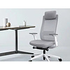 Кресло компьютерное SitZone E-VL002B, сетка, ткань, пластик, черный - 12