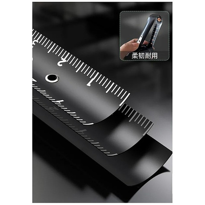 Рулетка Deli HS HT8316C, 3м х 16 мм, Soft Touch, оранжевый - 3