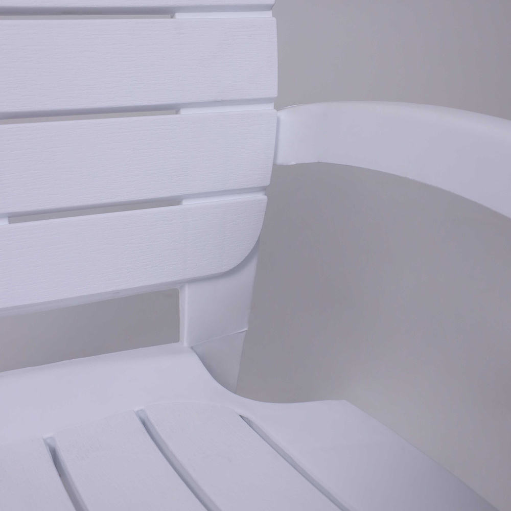 Кресло садовое "Прованс", пластик, белый - 8