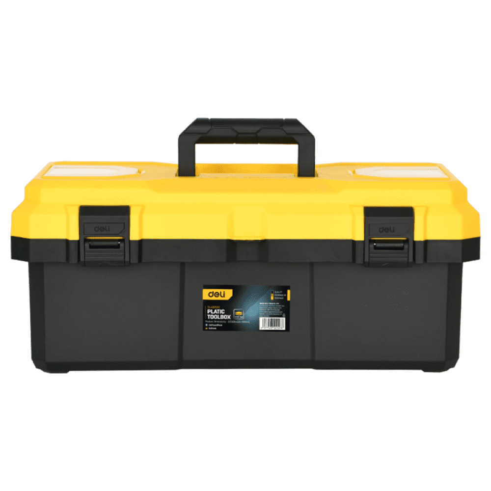 Ящик для инструмента Deli "EDL432620", 455x220x190 мм, пластмасса, с секциями - 2