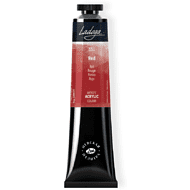 Краски акриловые Ладога, 331 красный, 46 мл, туба