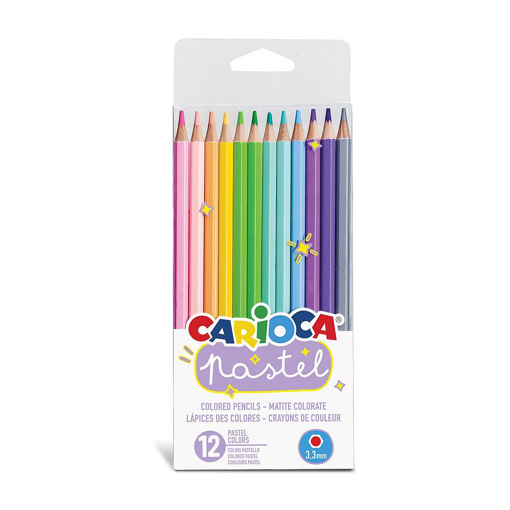 Цветные карандаши "Pastel", 12 цветов