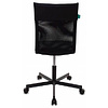 Кресло для персонала "Бюрократ CH-1399", экокожа, сетчатая ткань, металл, черный - 4