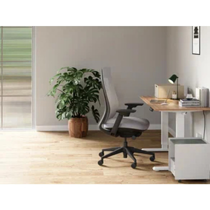 Кресло компьютерное SitZone E-VL002B, сетка, ткань, пластик, черный - 11