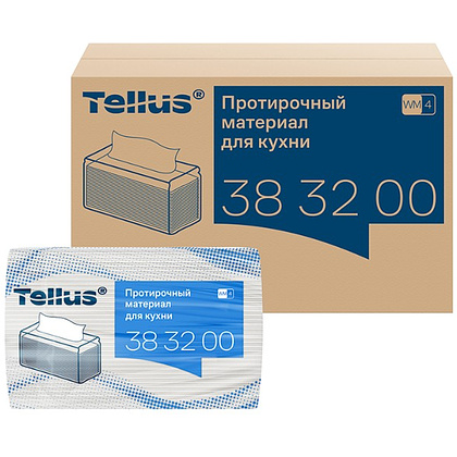 Протирочный материал нетканый Tellus, для кухни, 1 слой, 75 листов, WM4 - 2