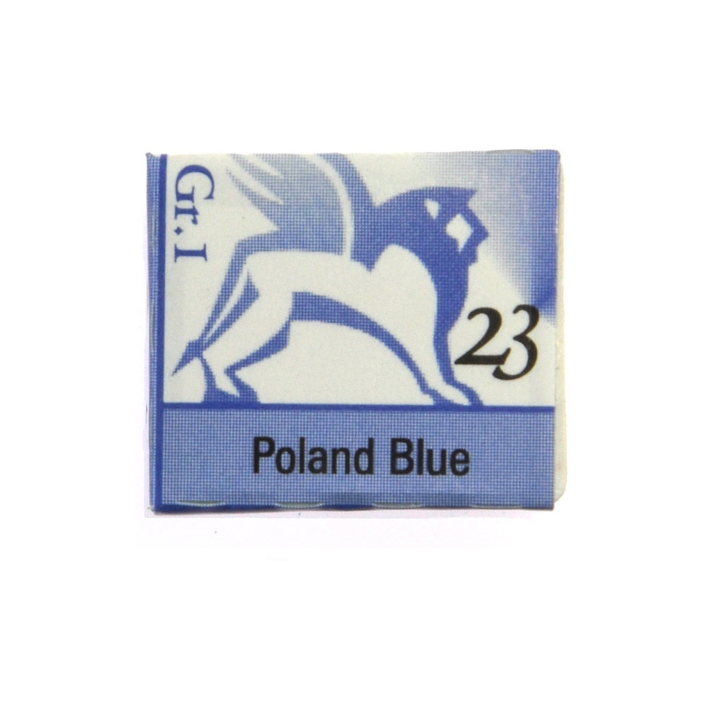 Краски акварельные "Renesans", 23 синий польский, кювета