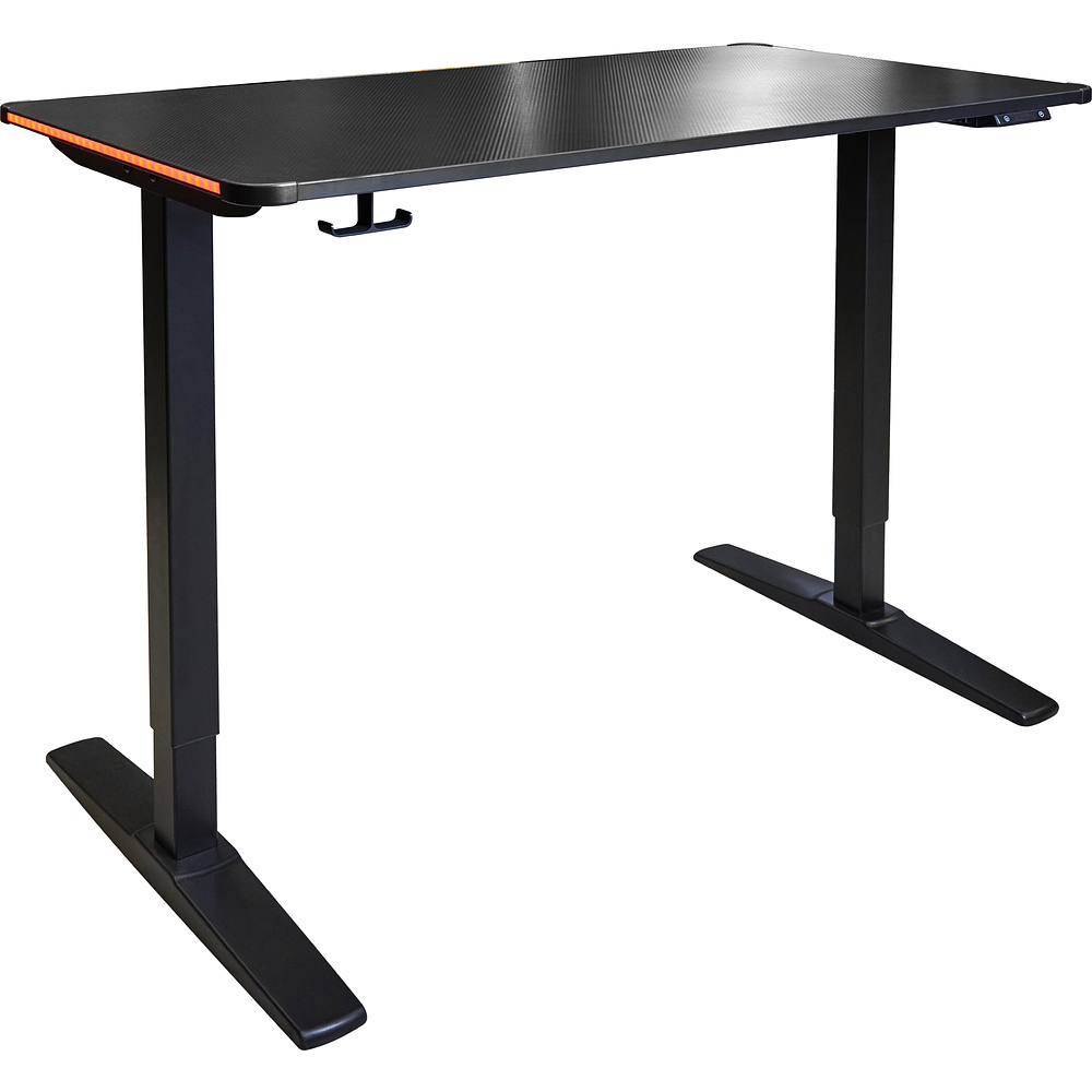 Стол игровой Бюрократ Knight TABLE G 1200x600x(750-1200) мм, черный - 5