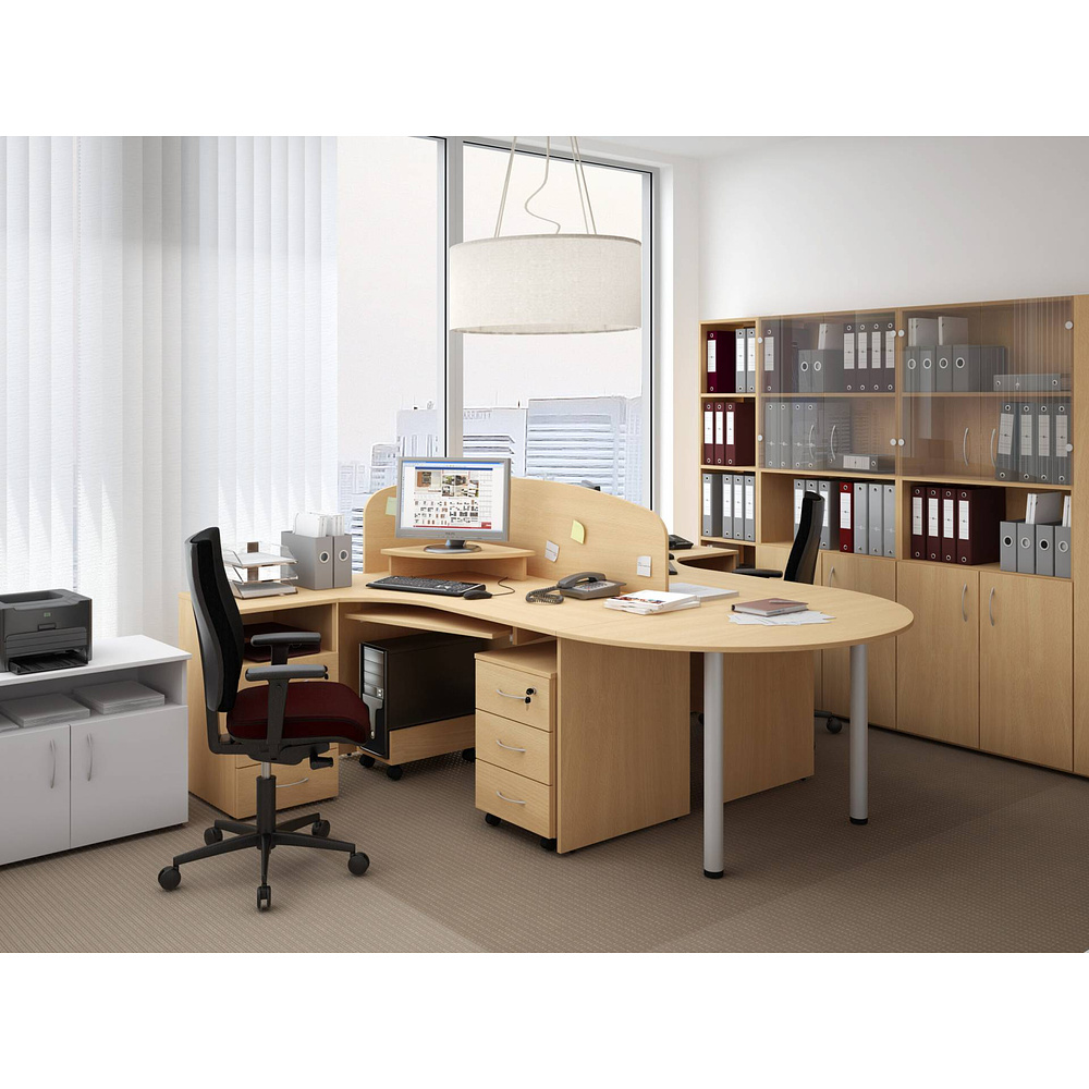 Коллекция Столица стеллаж С-215, 800х337х1880 мм, дуб сонома - 6