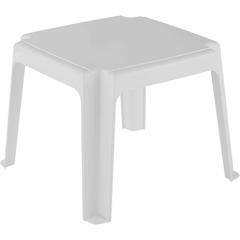 Столик для шезлонга, пластик, белый